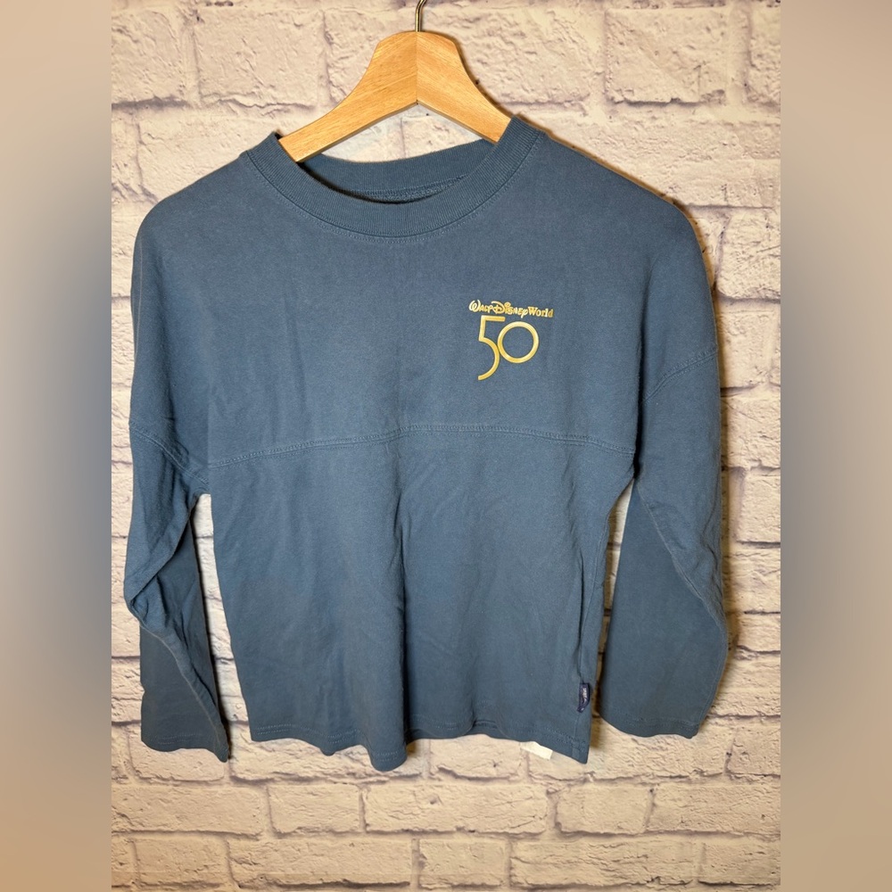 Walt Disney World 50th Anniversary blue Spirit Jersey‎ youth size large 10/12
